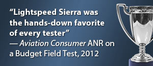 Lightspeed Scores Another Win with Aviation Consumer Lightspeed Scores Another Win with Aviation Consumer