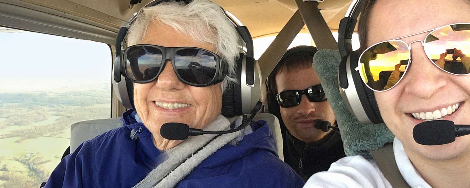 Flying with the family